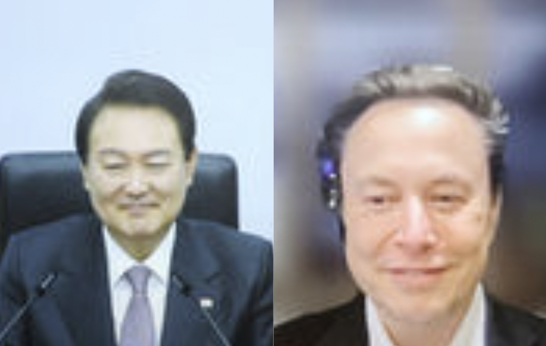 視像會面｜尹錫悅力邀Tesla投資 盼SpaceX與韓企合作 馬斯克：首選投資地之一